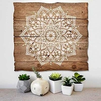 50 50 cm size diy craft mandala mold for painting stencils stamped photo album embossed paper card on wood fabric wall
