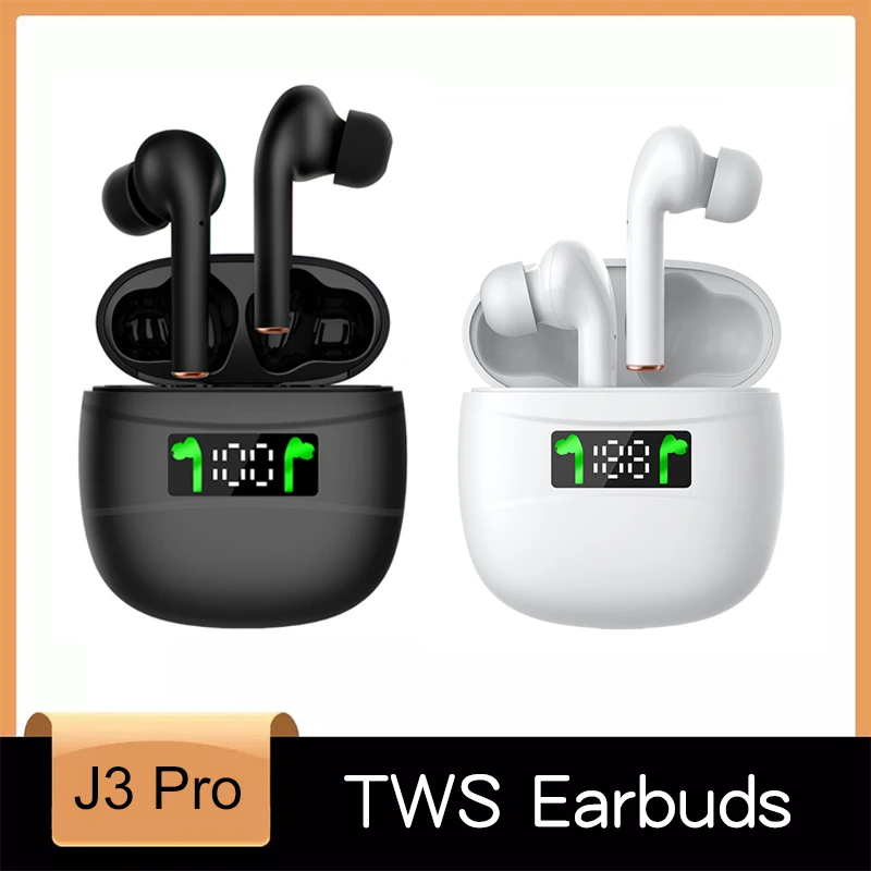 

True Wireless Earbud, Bluetooth 5.2 Headphones with Microphone Charging Case 5H Playtime in-Ear TWS Earphones Hi-Fi Stereo Sound