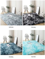 carpet tie dyeing plush soft carpets for living room bedroom anti slip floor mats bedroom carpet rugs washable floor mats rugs