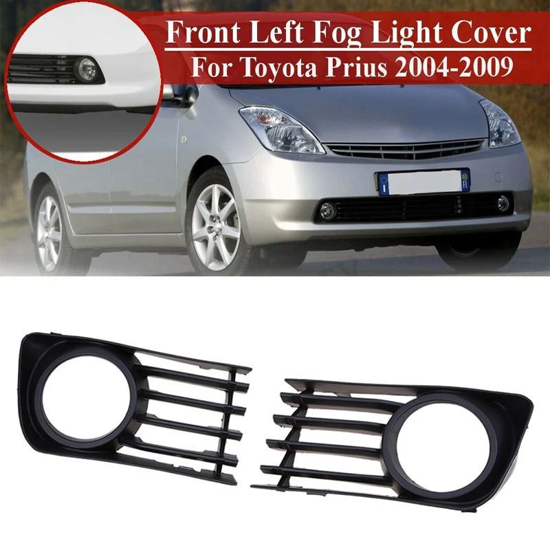

Rhyming Car Fog Light Frame Grille Front Bumper Lower Grill Bezel Cover With Lamp Hole 5311347030 Fit For Toyota Prius 2004-2009
