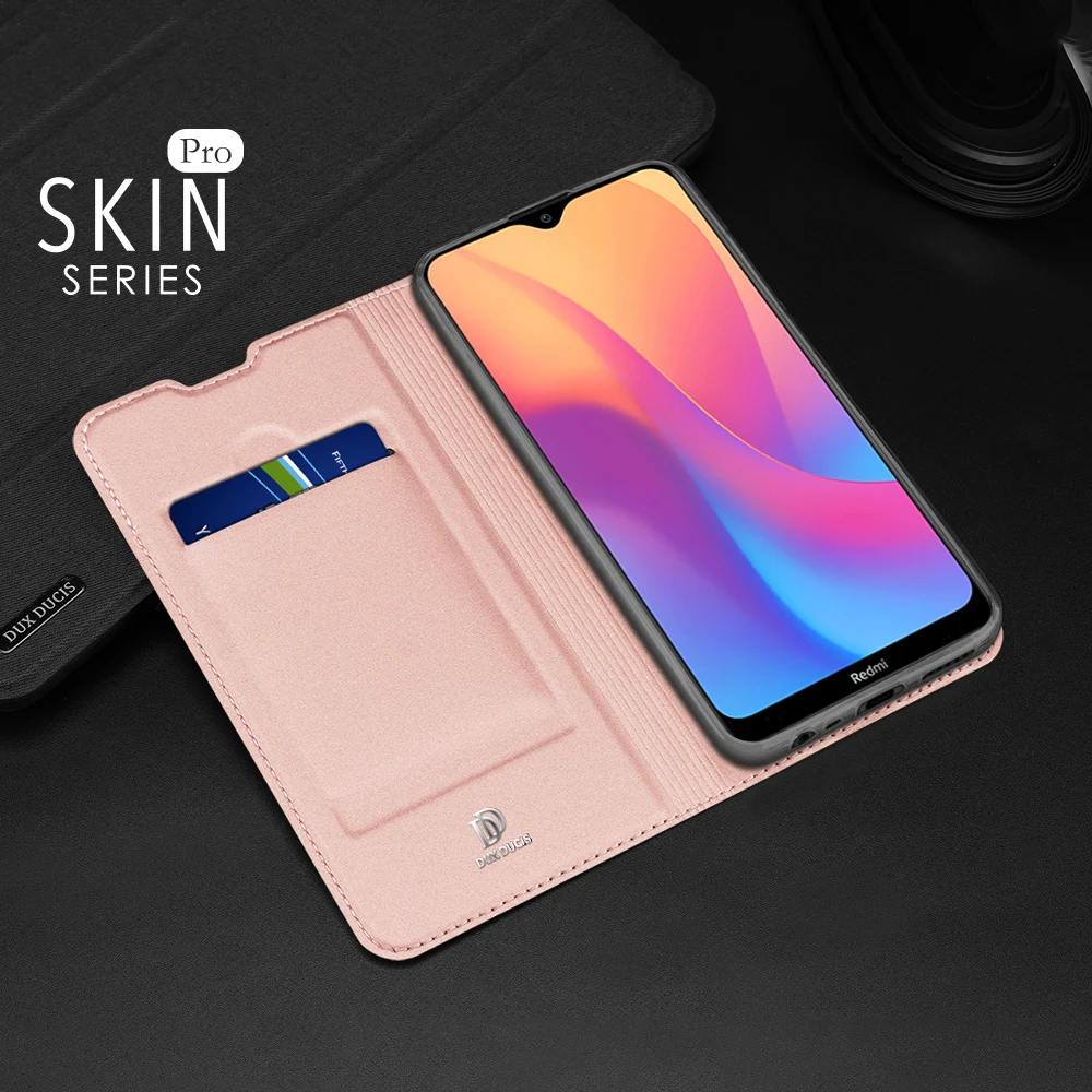 Чехол книжка для Xiaomi mi Red 8A держатель карт кошелек подставка чехол из