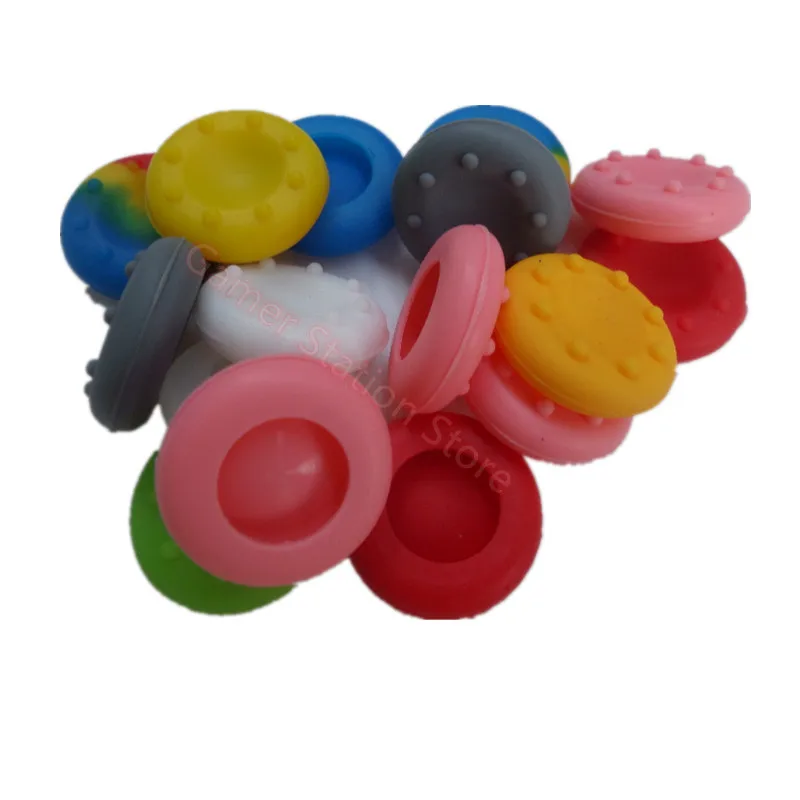 Резиновый колпачок для джойстика 50 шт. PS4 PS3 PS2 Силиконовый аналоговый 3D джойстик