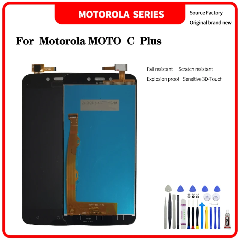 

ЖК-дисплей для Motorola moto C PLUS XT1721 1723 1724 1725 без рамки дисплей сенсорный экран дигитайзер в сборе с инструментами
