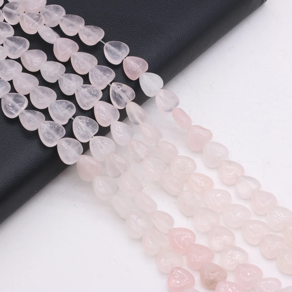 

20pcs Natural Rose Quartzs Stone Beads for Making Jewelry DIY Women Necklace Bracelet Earring Accessories Gift Size 10x10x5mm