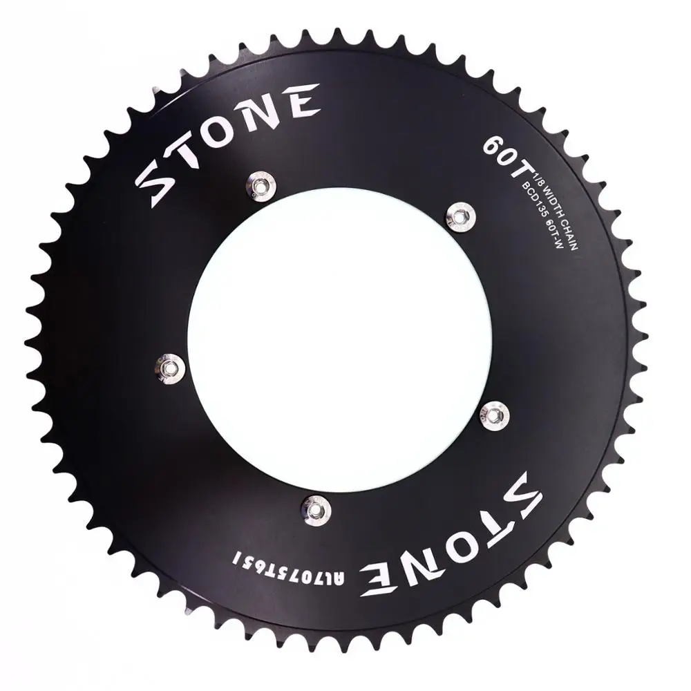 Stone chainring for CP 135BCD fixed gear track bike fixie 43t 46 48 50 52 54 57 T 58t 59T 60t tooth 135 bcd for campagnolo