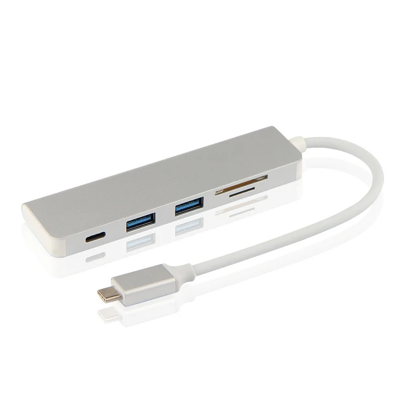 Ajiuyu USB C концентратор Thunderbolt 3 type C адаптер док-станция 3 USB 3,0 порт 4K HDMI мульти порты для Macbook Pro Air iMAC НОУТБУК сплиттер