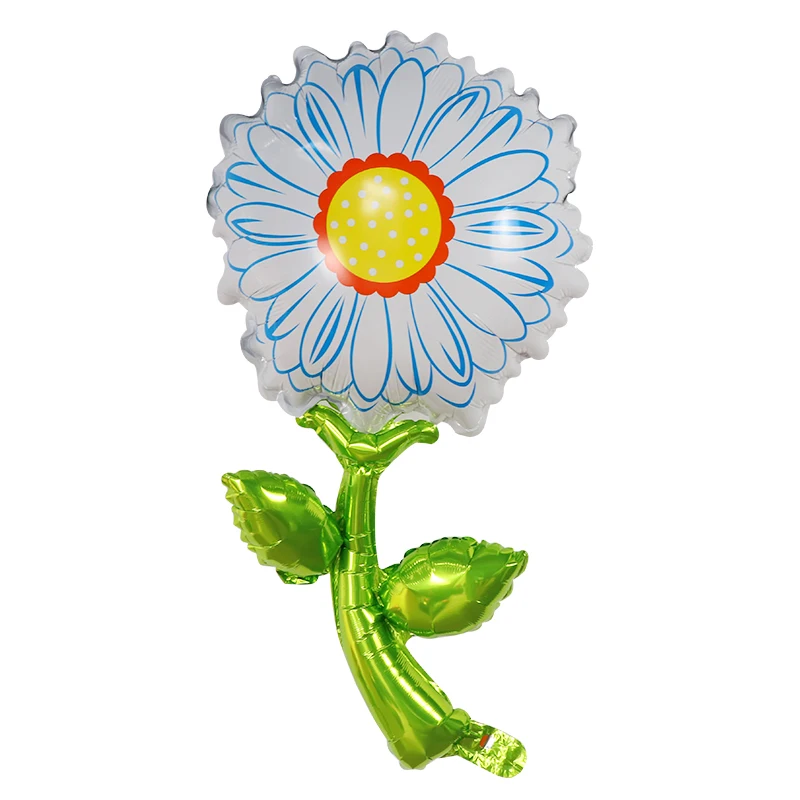 

10/20/50pcs Sunflower Rose Flower Foil Balloons Valentine's Day Mariage Wedding Party Decoration Kids Toys Air Globos Supplies
