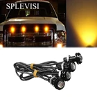 4 шт., водонепроницаемый Янтарныйбелыйсиний цвет, универсальный комплект для грузовиков, внедорожников SVT Raptor