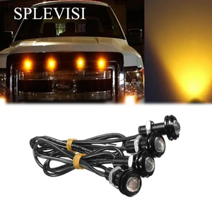 4 шт., водонепроницаемый Янтарныйбелыйсиний цвет, универсальный комплект для грузовиков, внедорожников SVT Raptor