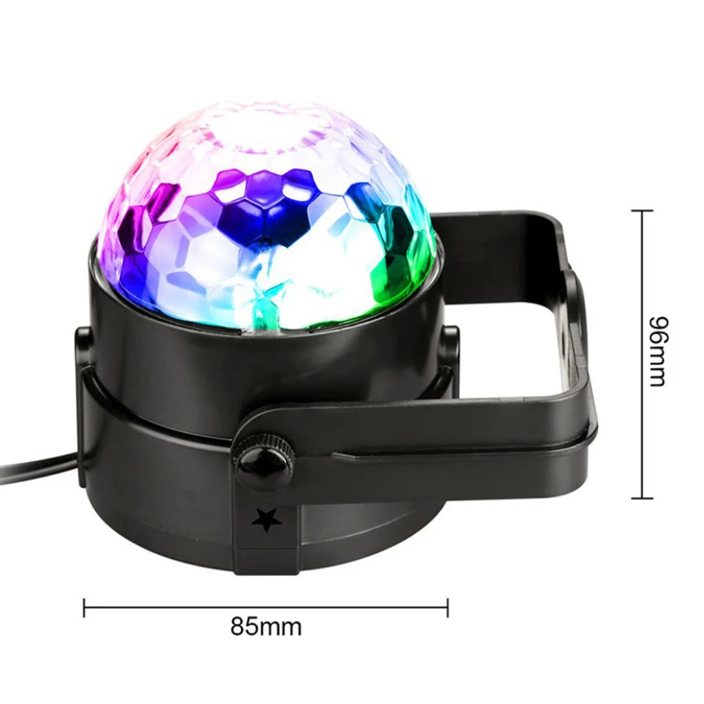 

Stage Light Sound Activated Design 7 Color 3 Modes Remote Control LED Magic Ball Commercial Lighting Disco Party Lamp Lighting