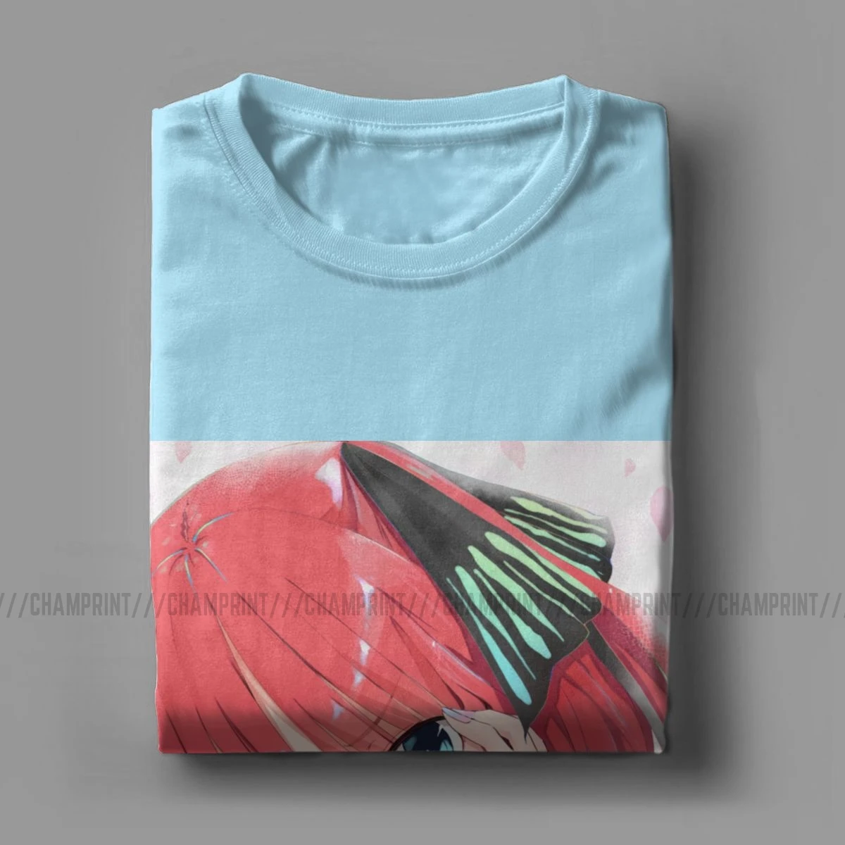 Men Nino Nakano The Quintessential Quintuplets T Shirts Hanayome Toubun Manga Cotton Tops Short Sleeve Tee Shirt 6XL T-Shirt | Мужская