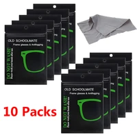 10packs wholesale anti fog microfiber cloth glass wipes pre moistened reusable lens glasses screen cleaning cloth eyeglass wipe