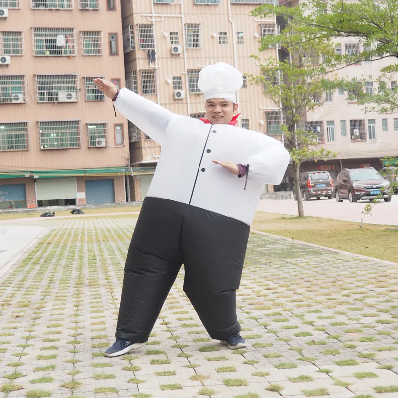 Halloween Cosplay Outdoor performance props Costume party chef inflatable clothes Fancy Full Body Dress |