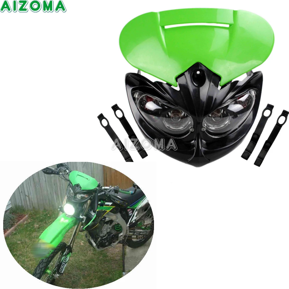 Двойные Спортивные Универсальные фары 12 В/20 Вт мотоциклетный Кроссовый