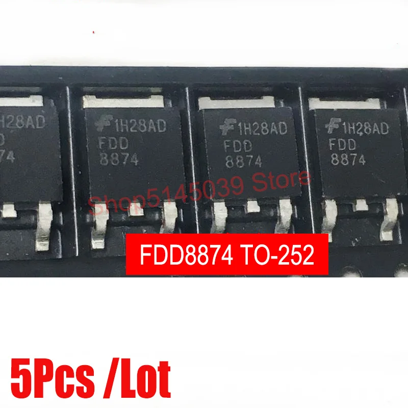 (5 шт.) FDD8874 / SUD19N20-90 19N20-90 / SUD50N025-06 50N025-09 50N025-06 / IRFR4104 FR4104 / D15P05 D15N05 MOS TO--252