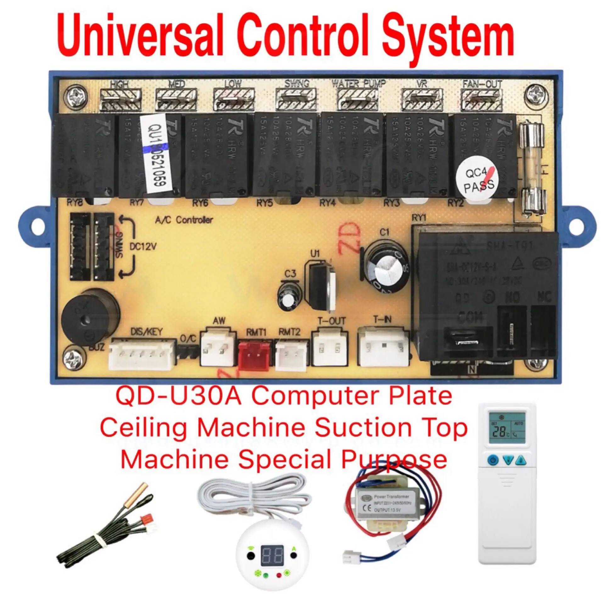 Новый QD U30A потолочная машина Smallpox общего типа кондиционер компьютерная плата