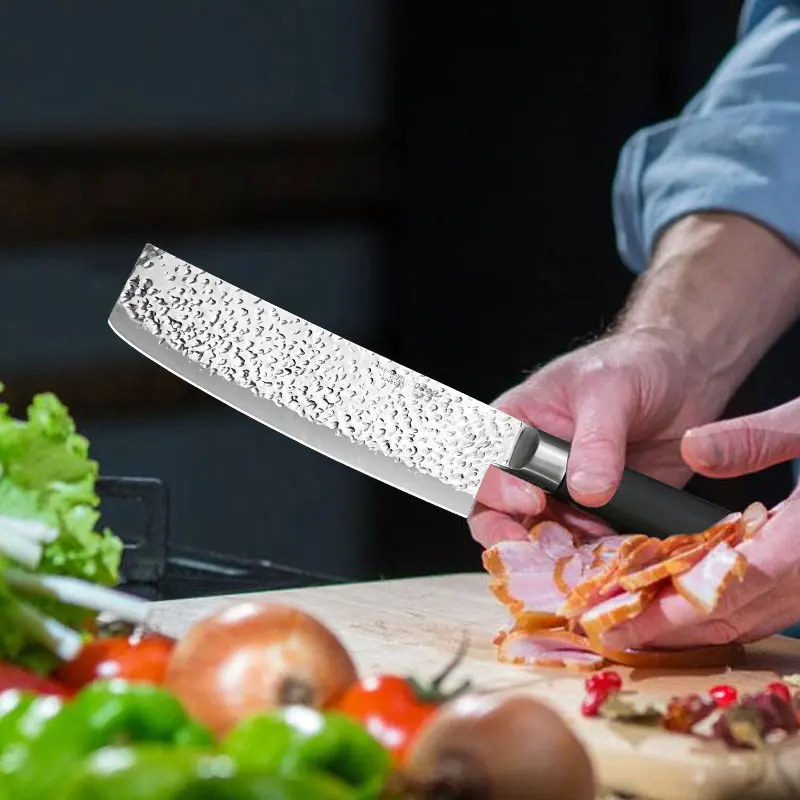 Кухонный нож Myvit Santoku японский для фруктов и овощей из нержавеющей стали x30cr14