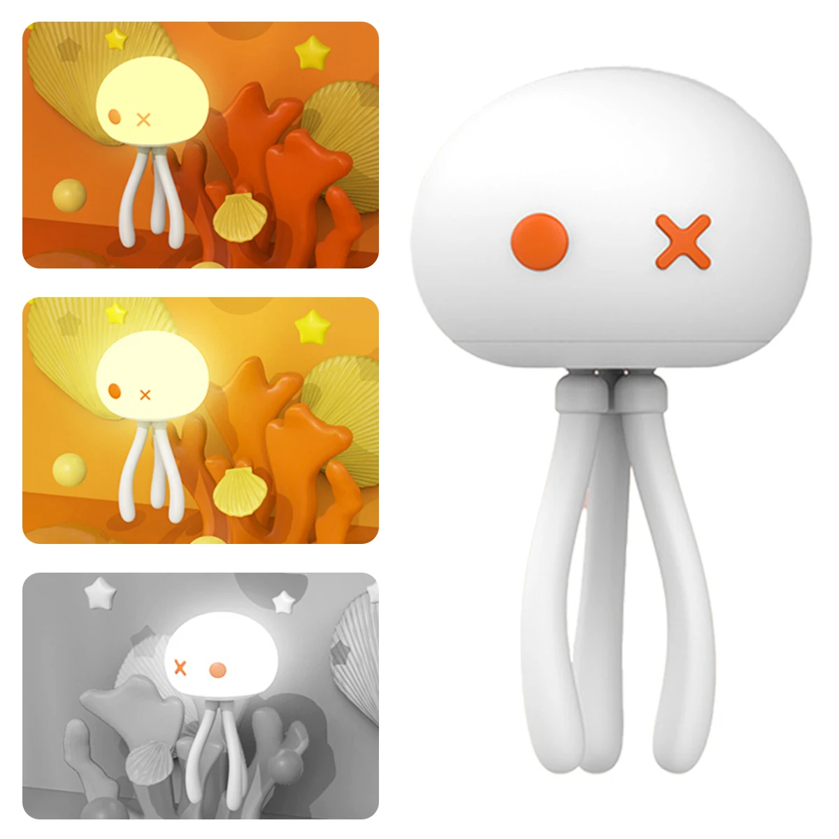 Детский ночник Jellyfish с USB-зарядкой светодиодный прикроватный светильник гибким