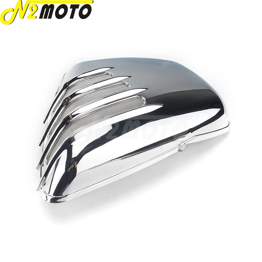 Хромированная Боковая Крышка батарейного отсека мотоцикла защитный обтекатель