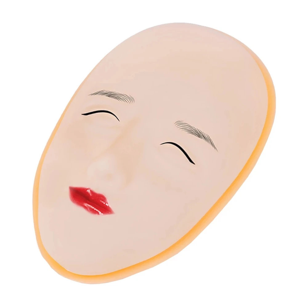 Силиконовый 3D манекен для практики татуировок голова перманентного макияжа