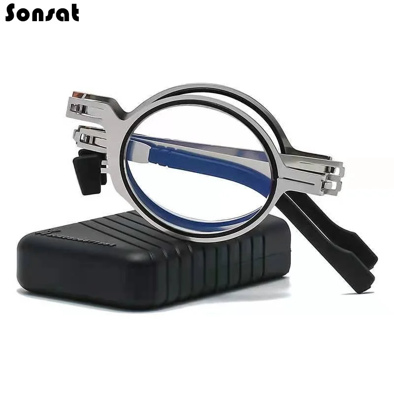 Складные очки для чтения с защитой от сисветильник удобные полноразмерные