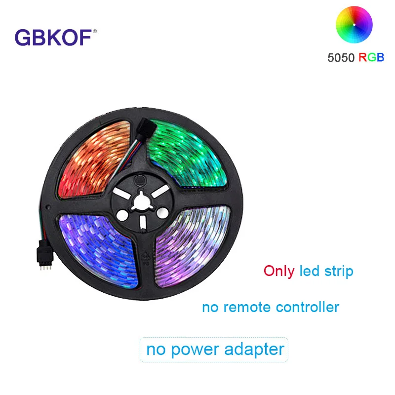 Светодиодная лента 5050 DC12V 60 светодиодов/м гибкая светодиодная RGB RGBW 300 светодиодов