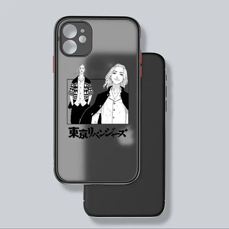 

manjiro sano Tokyo Revengers Phone Case For iphone 12 11 8 7 plus mini x xs xr pro max matte transparent cover