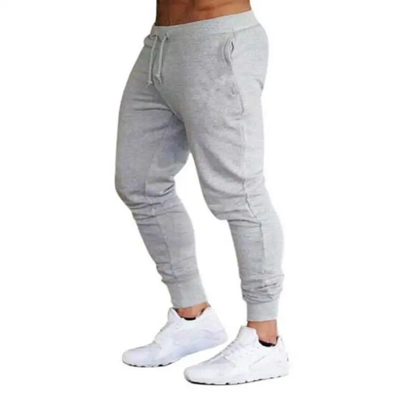 

New Jogging Pants Men Sport Sweatpants Running Pants GYM Pants Men Joggers Cotton Trackpants Slim Fit Pants Bodybuilding Trouser