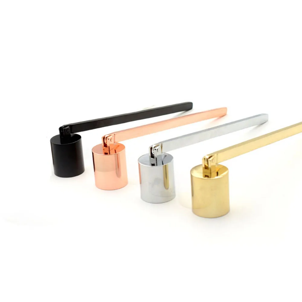 

Stainless Steel Candle Snuffer Flame Wick Dipper Tool Oil Lamp Dipper Extinguish Trimmer Cutter 16cm Rose Gold Black Silver