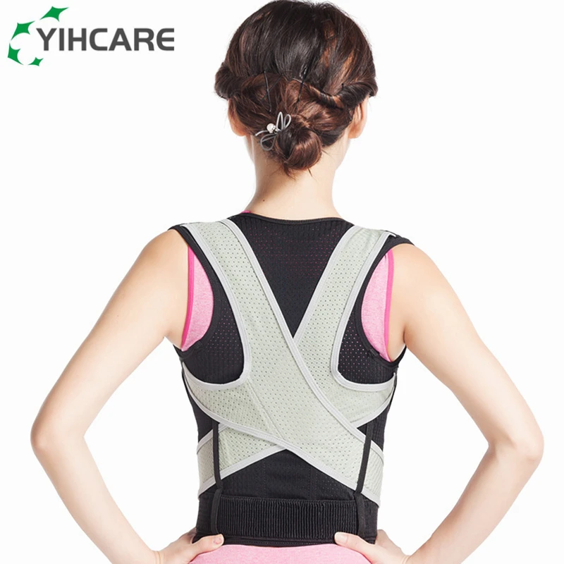Регулируемый корсет Корректор осанки для спины терапия плеч поясничный бандаж