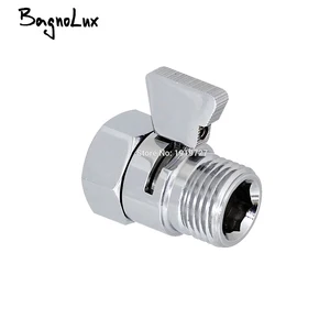 Bagnolux высокое качество, оптовая продажа, продвижение, новый бренд, полированный хром, душевая головка, запорный клапан, латунь с латунной ручкой
