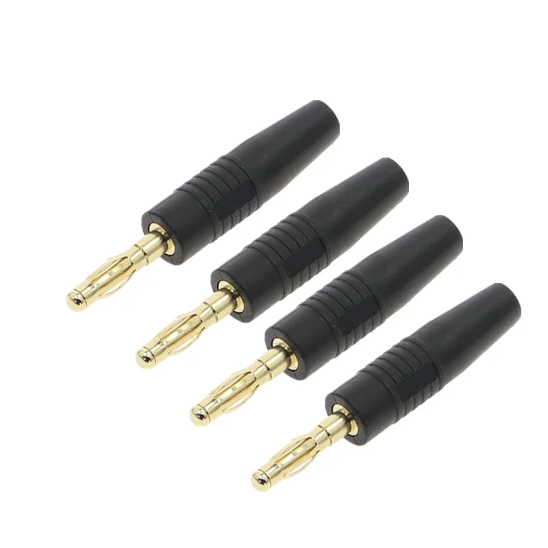 

4 шт. золоченые акустические кабели с разъемами "банан"