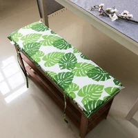 ethnic style bay window seat cushion tatami garden bench sofa foam cushion with fixing straps can be customized size