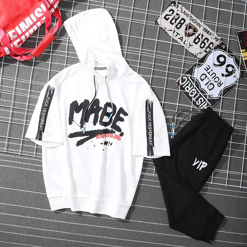 WWKK 2020 летние мужские комплект одежды с капюшоном одежда новые платья на каждый