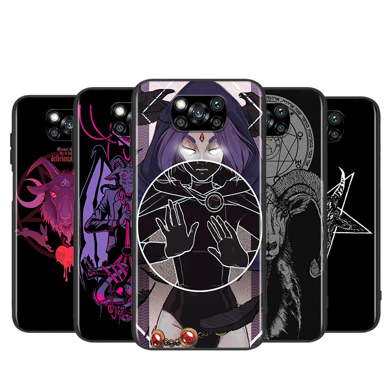 

Devil Satan Art For Xiaomi Poco X3 NFC F3 GT X2 M3 M2 5G Pro Mi A3 Lite 9SE CC9 Soft Black Phone Case Shell