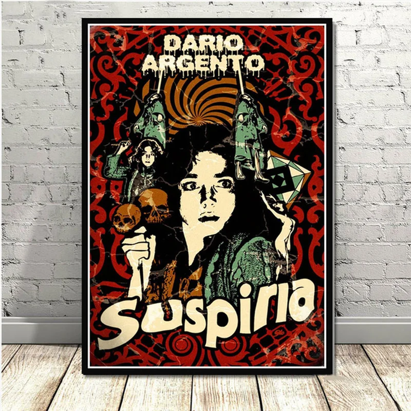 Сюспирия классические постеры и печати хоррор-фильма на холсте - современные картины на стену в стиле винтаж для домашнего украшения.
