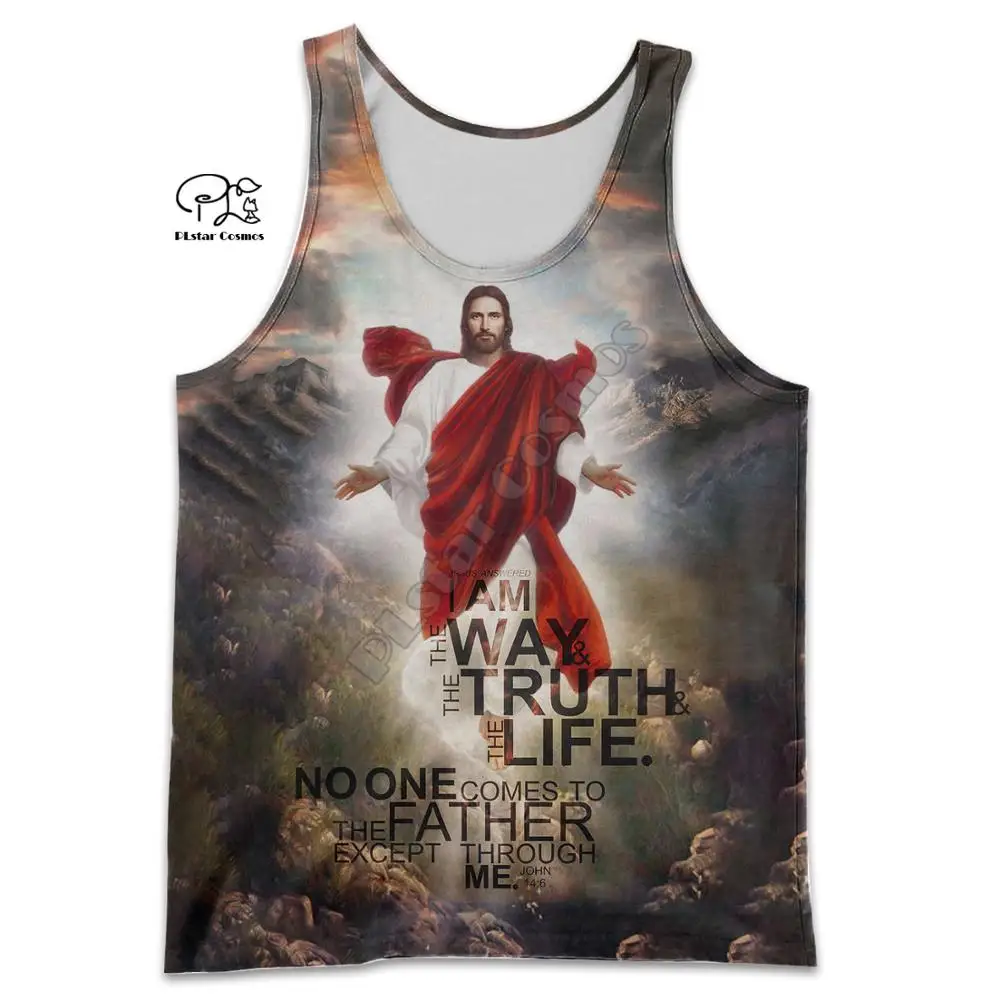 Повседневный забавный жилет унисекс PLstar Cosmos God в стиле ретро с изображением