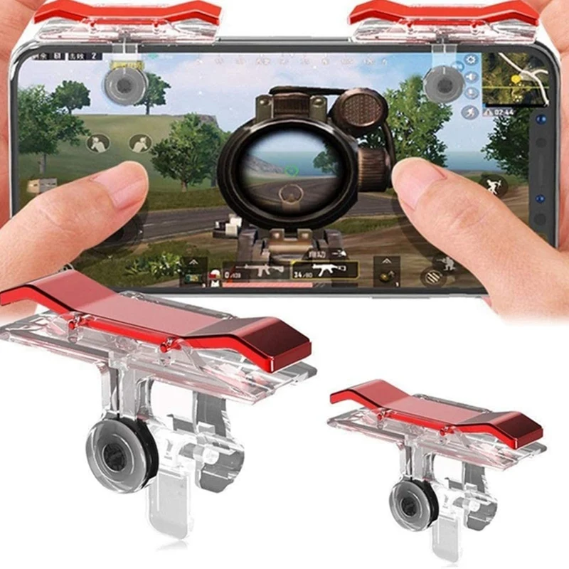Триггер Кнопка огня игровой коврик Aim Key L1R1 контроллер мобильный телефон