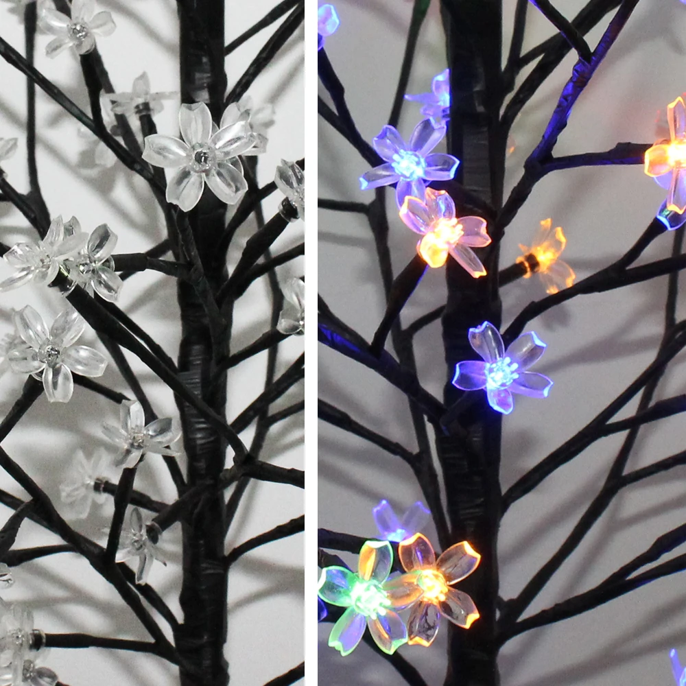 Водонепроницаемый светильник на солнечной батарее для вишневого дерева 1 5 м 104