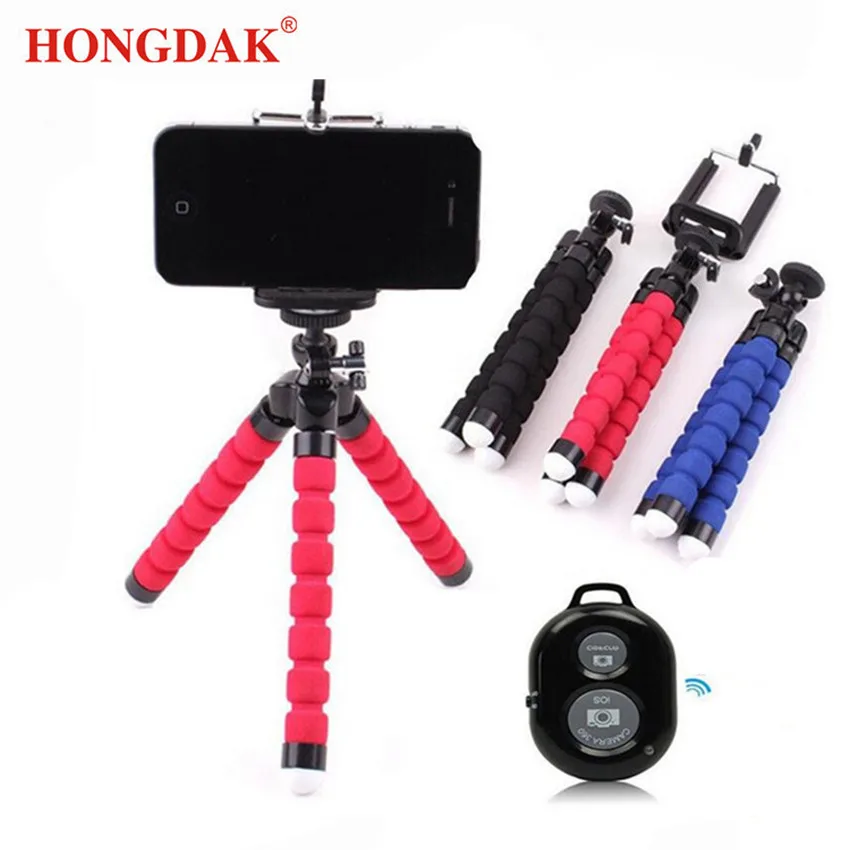 Бесплатная Прямая доставка синий красный черный мини штатив Регулируемый