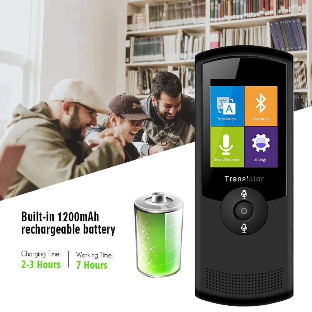 T5 Wi Fi переводчик умный голосовой Глобальный бизнес в режиме реального времени