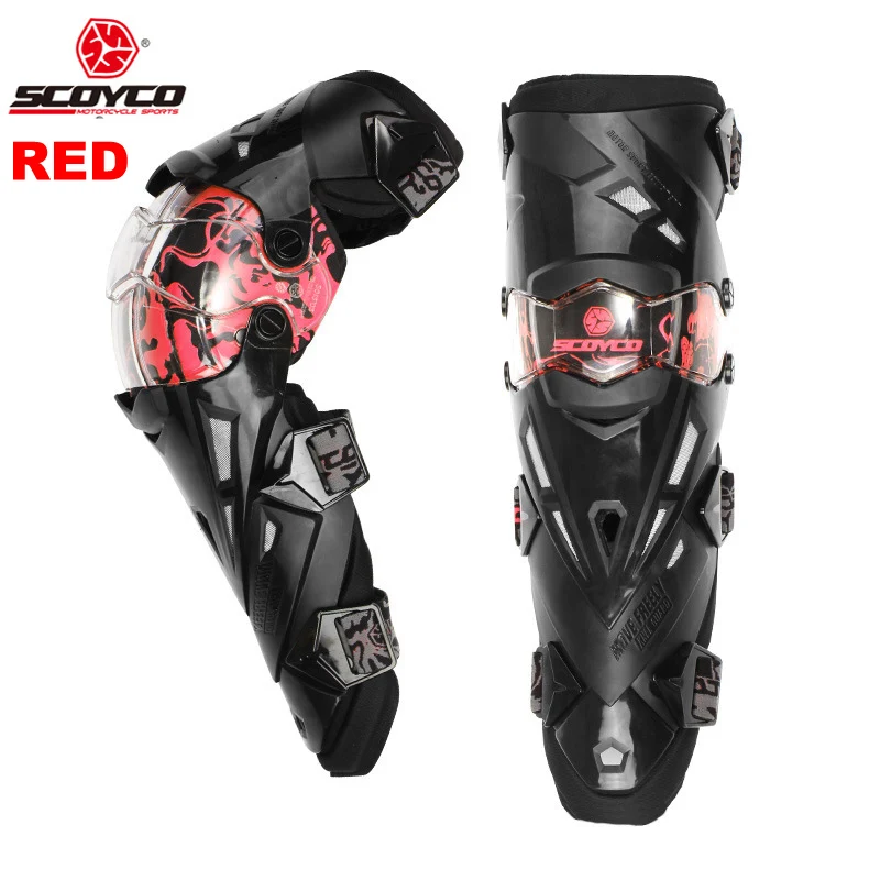 Scoyco, женские розовые мотоциклетные наколенники, наколенники для мотокросса MX Riding, защитные наколенники для мотогонок