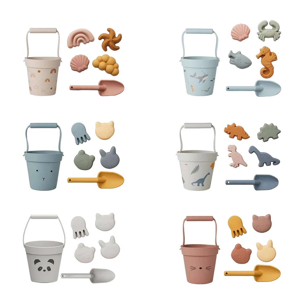 

6x пляжные песочные игрушки, формы, игровой набор для активных игр, детский пляжный водный реквизит, песочница