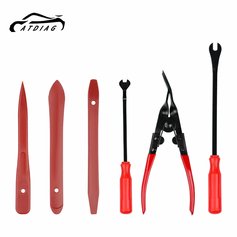 

2021 Newest 6pcs/set Car Removal Tools Radio Audio Panel Door Repairing Clip Trim Removal Pry Repair Tool Plastic