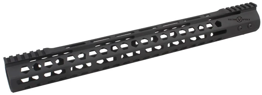 Векторная оптика M-LOK 17 дюймов поплавок Handguard Пикатинни кронштейн с стальной бочкой гайка прокладки Подходит AR15 M4 M16
