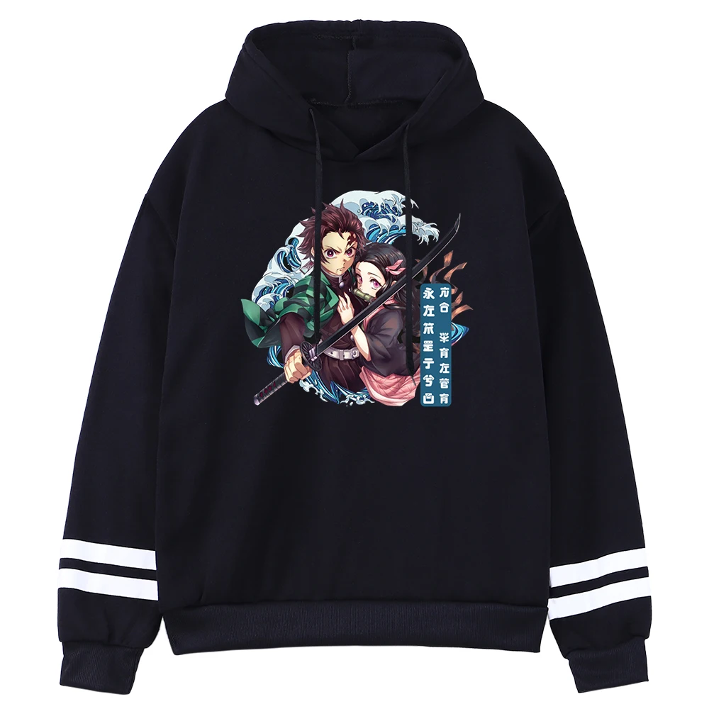 

Demon Slayer Kamado Nezuko Japan Anime Hoodie Female Fashion Winter Harajuku Pullover Women Streetwear Warm Women's Sweatshirt
