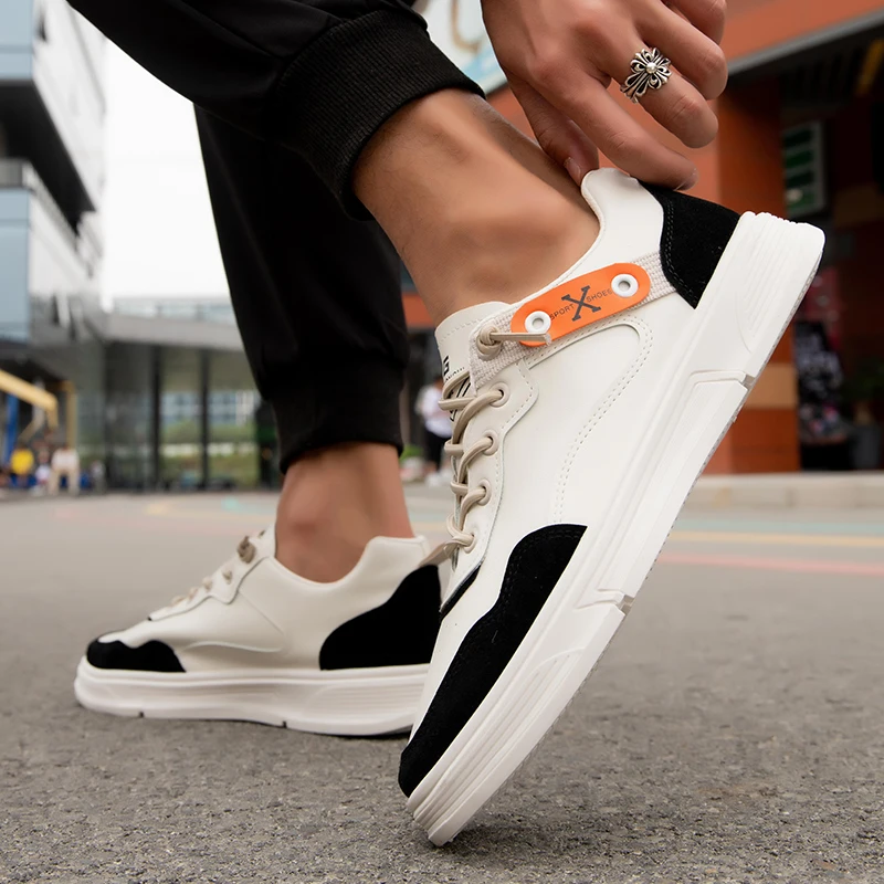 

Men's shoes white shoes flat shoes casual non-slip wear-resistant sweat-absorbent deodorant light massage student shoes summer