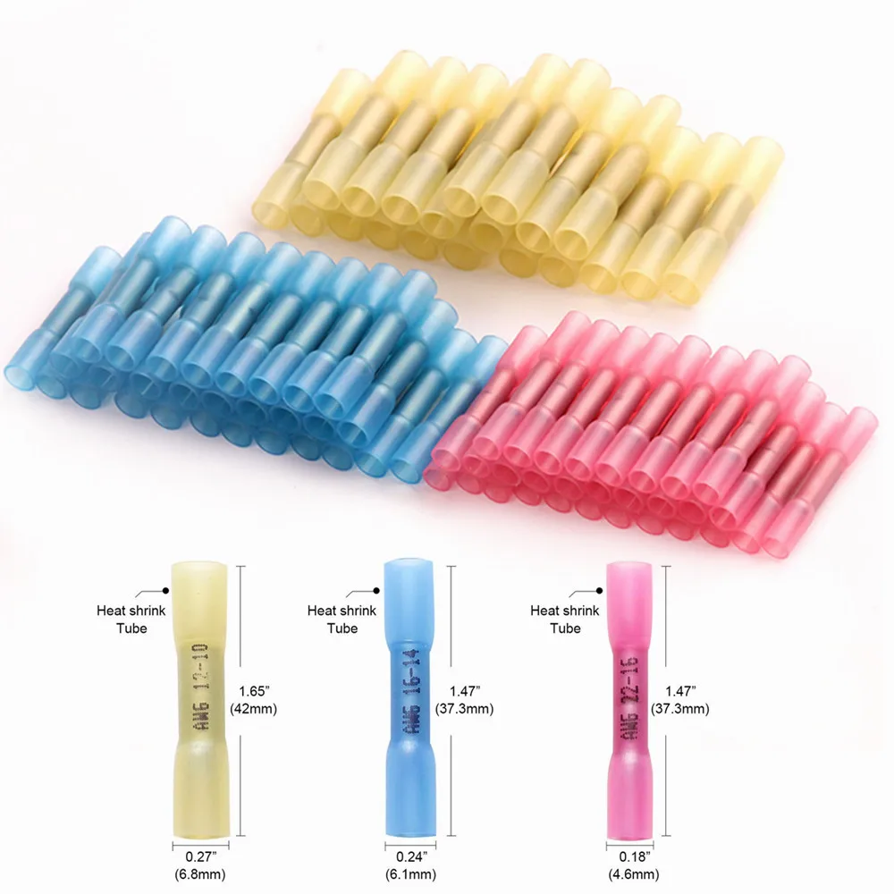 120/100 шт./комплект Термоусадочные соединители для проводов|Терминалы| |