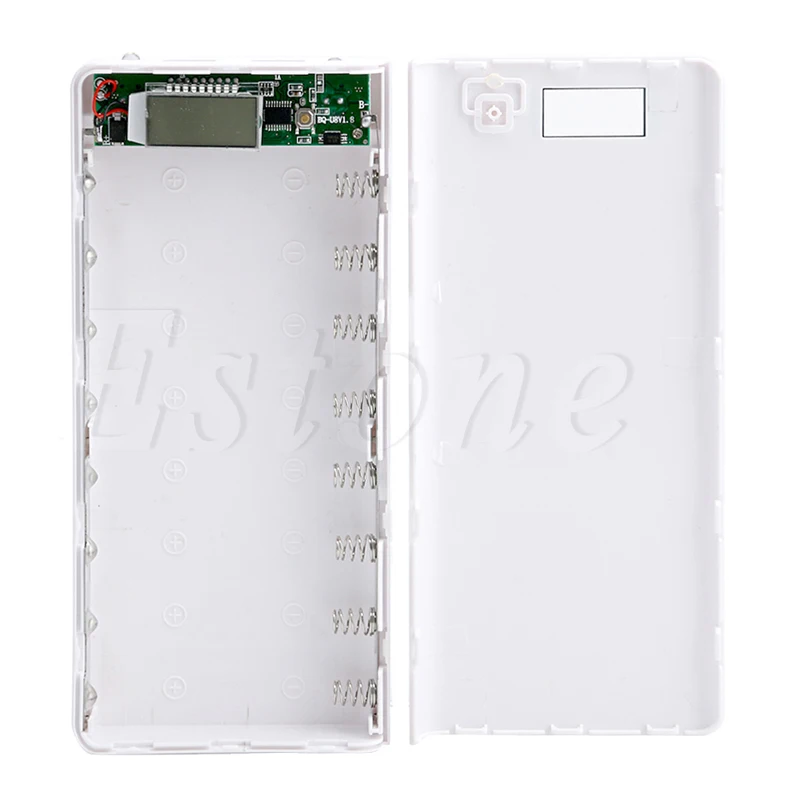 

USB Power Bank Charger Case DIY Pack 8pcs 18650 Battery Holder for Mobile Phone M5TE