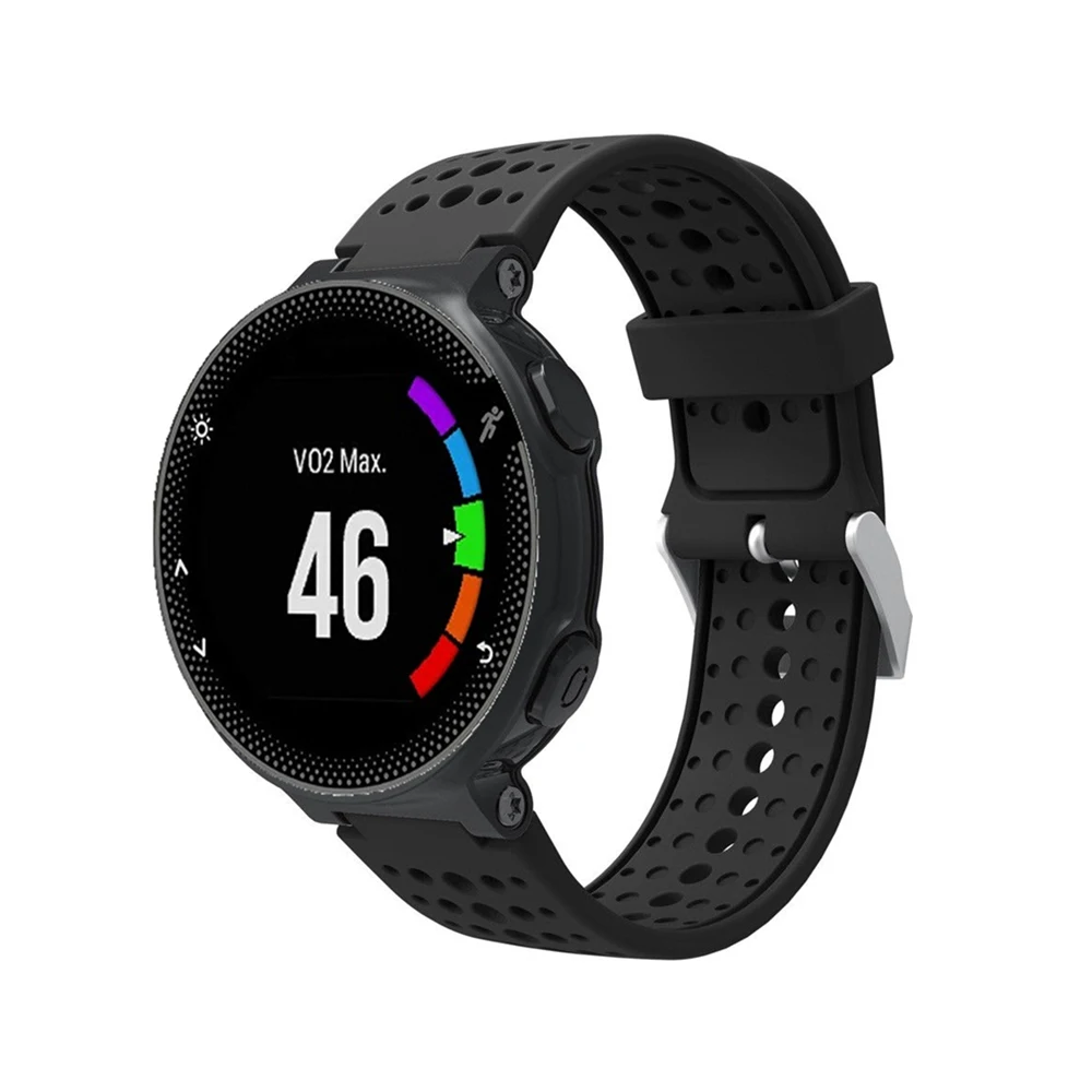 Спортивный силиконовый ремешок для наручных часов Garmin Forerunner 220 230 235 620 630 смарт